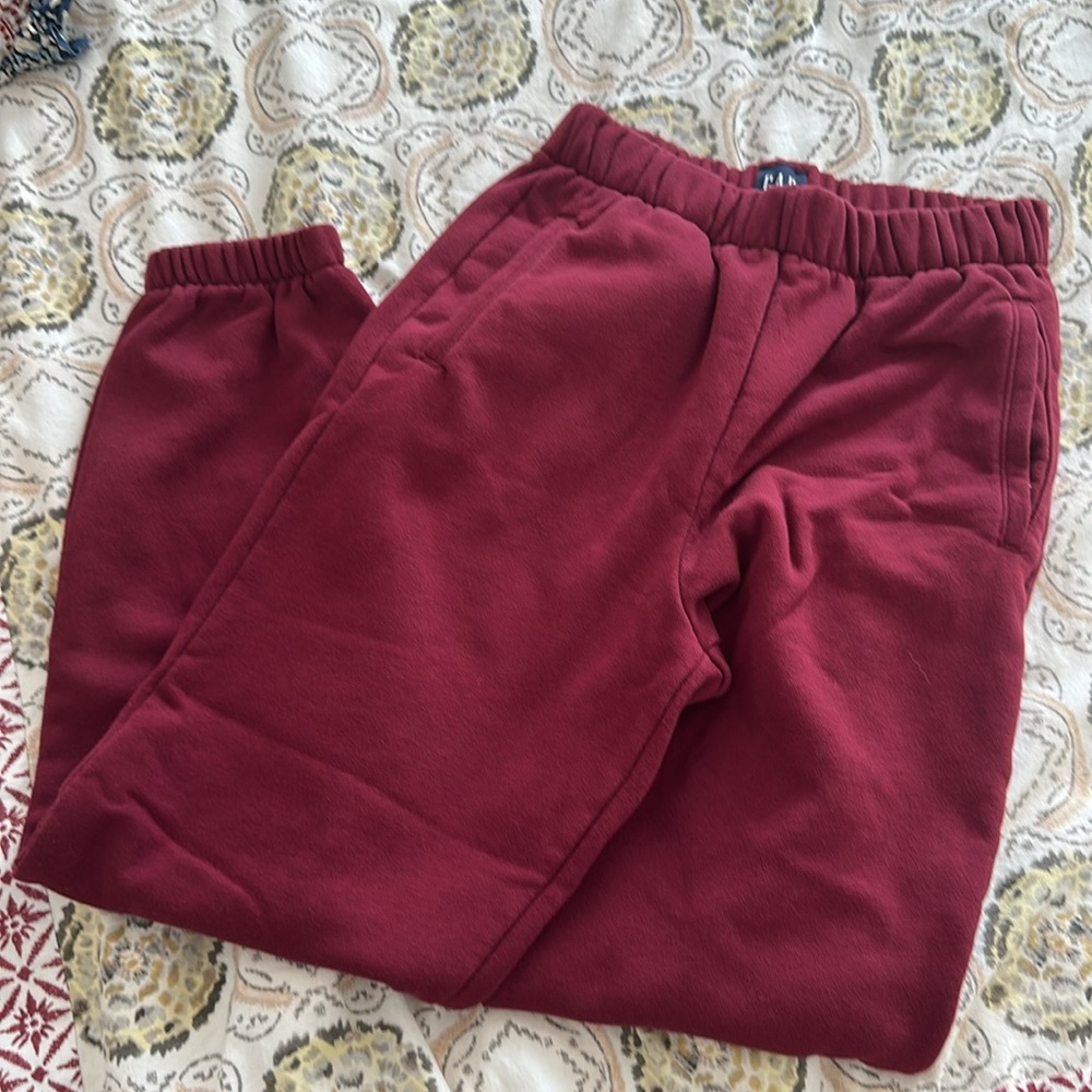NWOT 💙 Gap Highrise vintagesoft boyfriend RED Jogger Pants - Picture 8 of 8